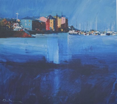 Lot 710 - Glynn Macey - Signed limited edition print - 'Marine Light', Portishead