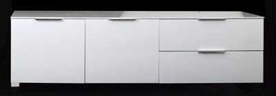 Lot 694 - White finish Ikea sideboard/unit