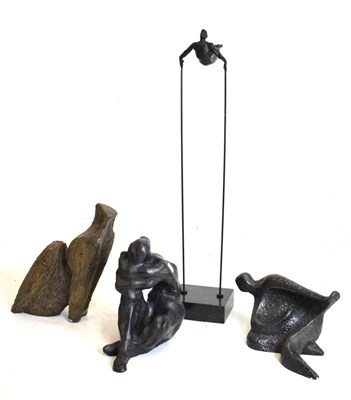 Lot 774 - Four assorted Modernist sculptures