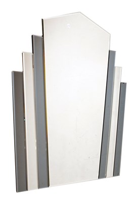 Lot 622 - Art Deco style two-tone mirror