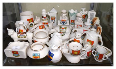 Lot 434 - Quantity of crested ware - Weston-super-Mare