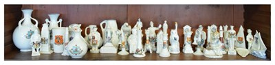 Lot 410 - Collection of crested ware - Somerset