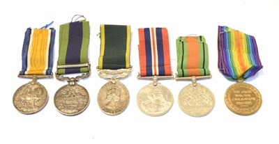 Lot 316 - Medal group awarded to Private Frederick, J. Williams of the Bedfordshire and Hertfordshire Regiment