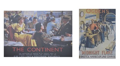 Lot 781 - Two reproduction railway posters