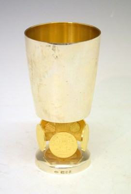 Lot 91 - Stuart Devlin - Bristol 600 limited edition silver goblet