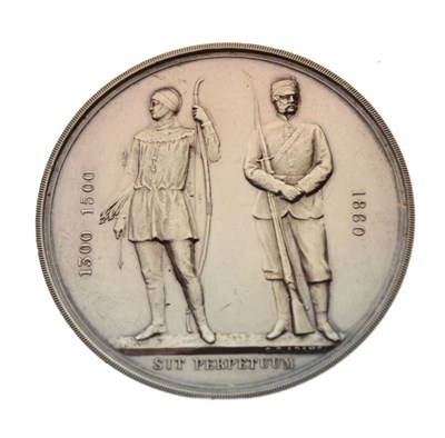 Lot 141 - National Rifle Association 1860 silver medallion