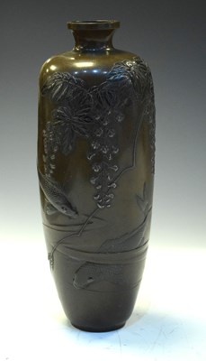 Lot 282 - Early 20th Century Japanese bronze vase