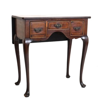 Lot 582 - Early 19th Century inlaid lowboy