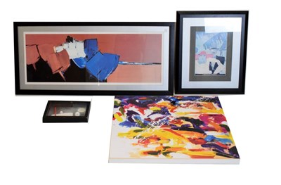 Lot 794 - Quantity of prints to include; 'Vogue' fashion print, abstract model, etc