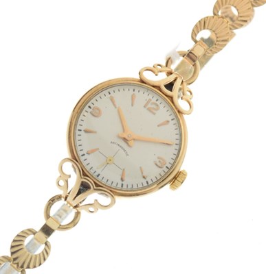 Lot 119 - Lady's 9ct gold dress watch