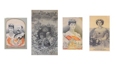 Lot 294 - Royal Interest - Four early 20th Century silk portraits