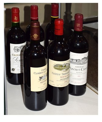 Lot 516 - Six bottles of French red wine