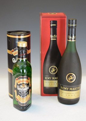 Lot 512 - Remy Martin VSOP Fine Champagne Cognac 70cl, and Glenfiddich Special Reserve