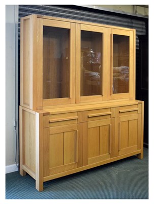 Lot 638 - Marks and Spencer light oak sideboard with cabinet top