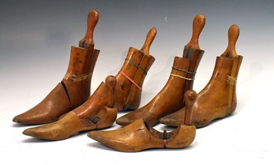 Lot 776 - Collection of wooden boot trees