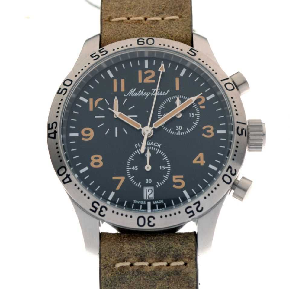 Lot 111 - Mathey Tissot gentleman's chronograph wristwatch