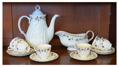 Lot 700 - Doulton Canterbury part coffee set