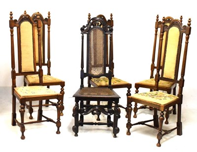Lot 706 - Set of five chairs plus one