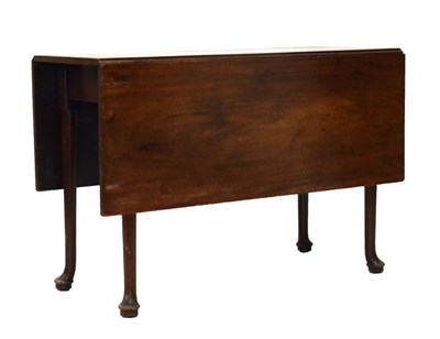 Lot 619 - Mahogany drop leaf table